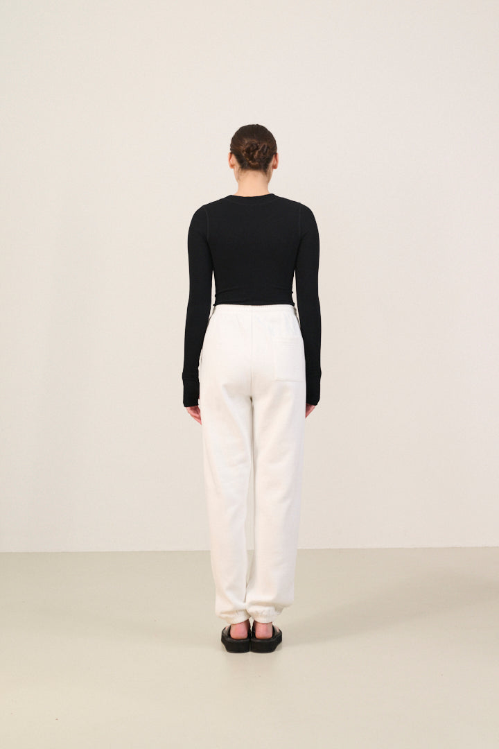Zane 100% Organic Cotton Jogger - Marshmellow