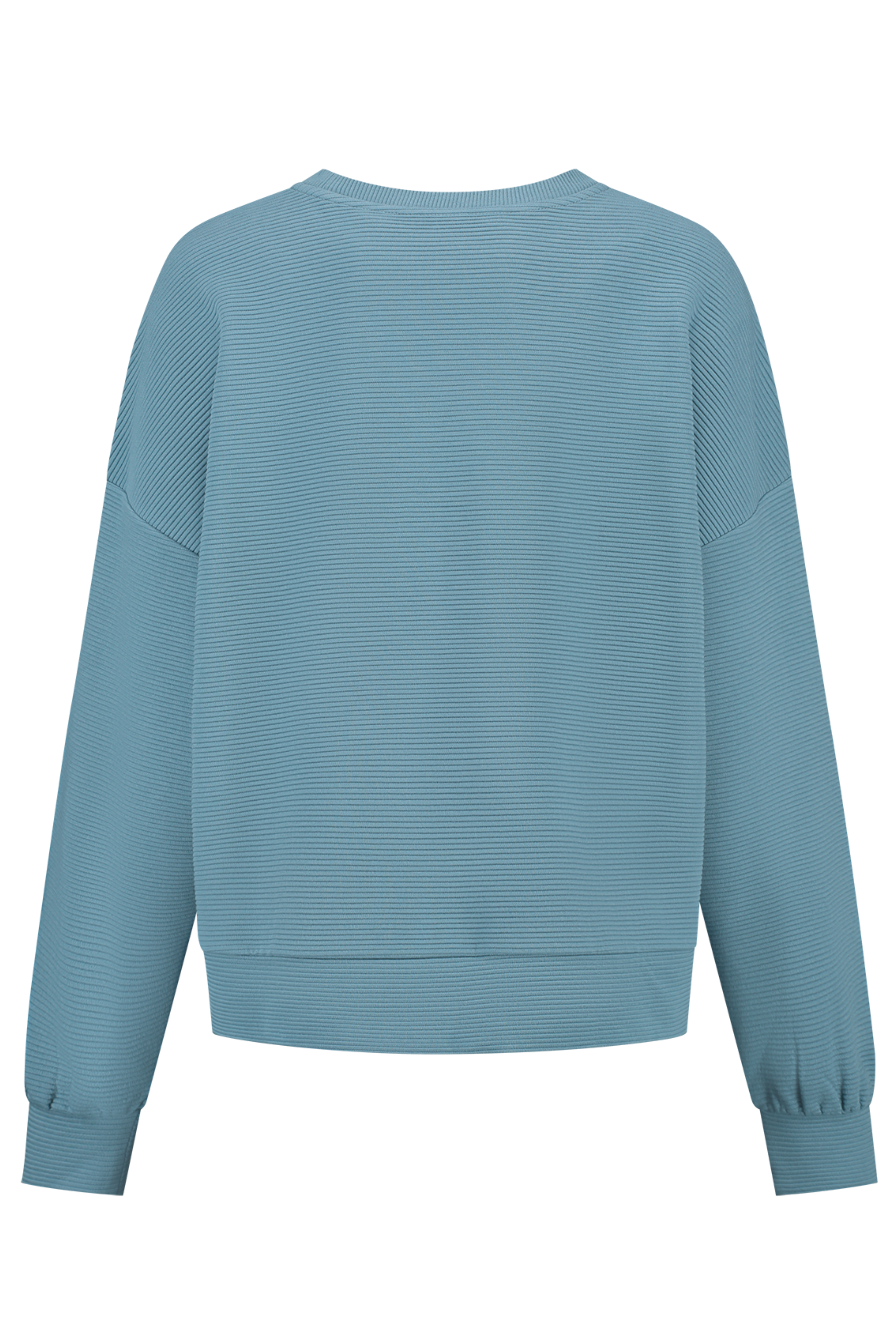 Amber Modern Fit Crew - Spring Lake Blue