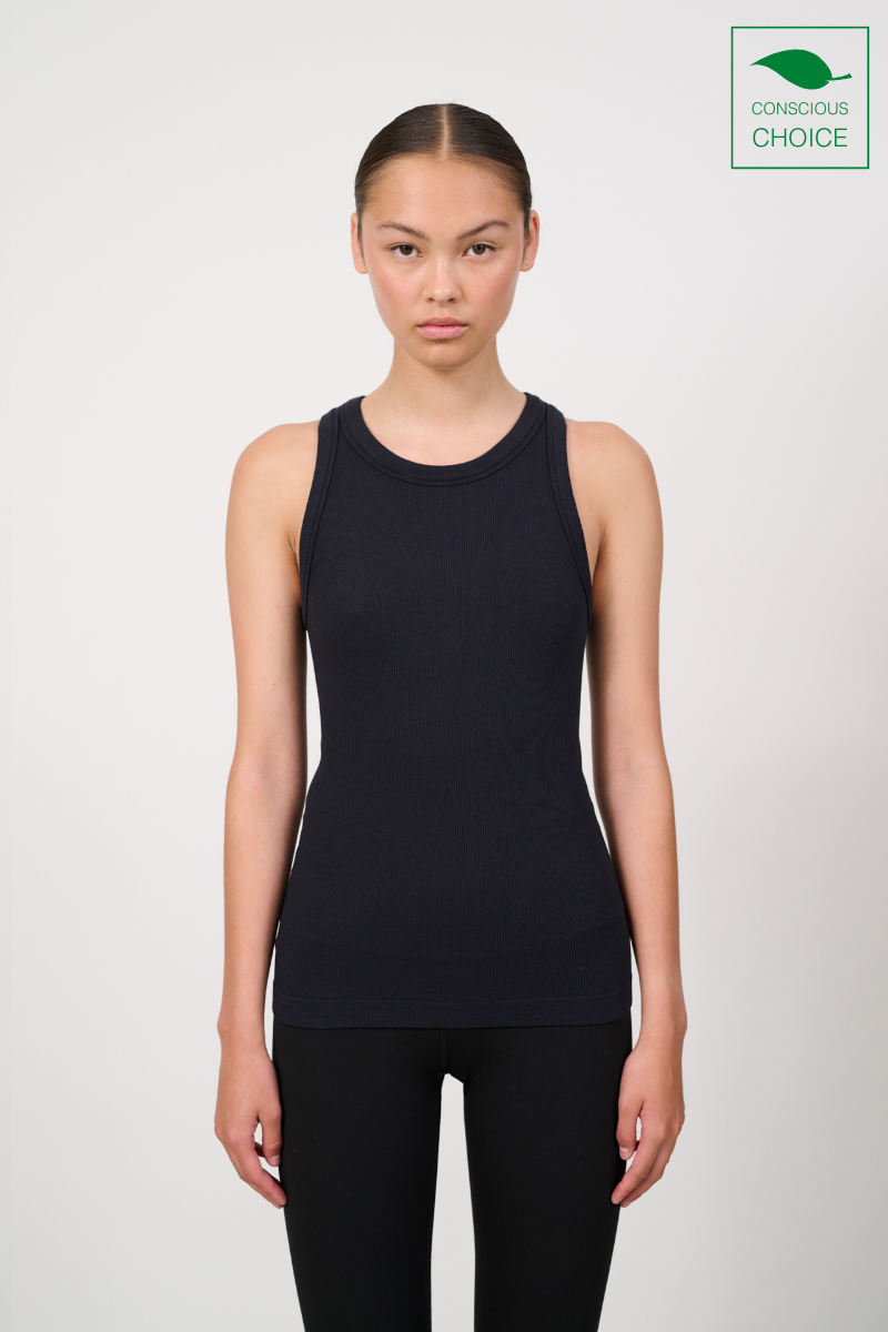 Maia Micromodal Soft Rib Tank - Black