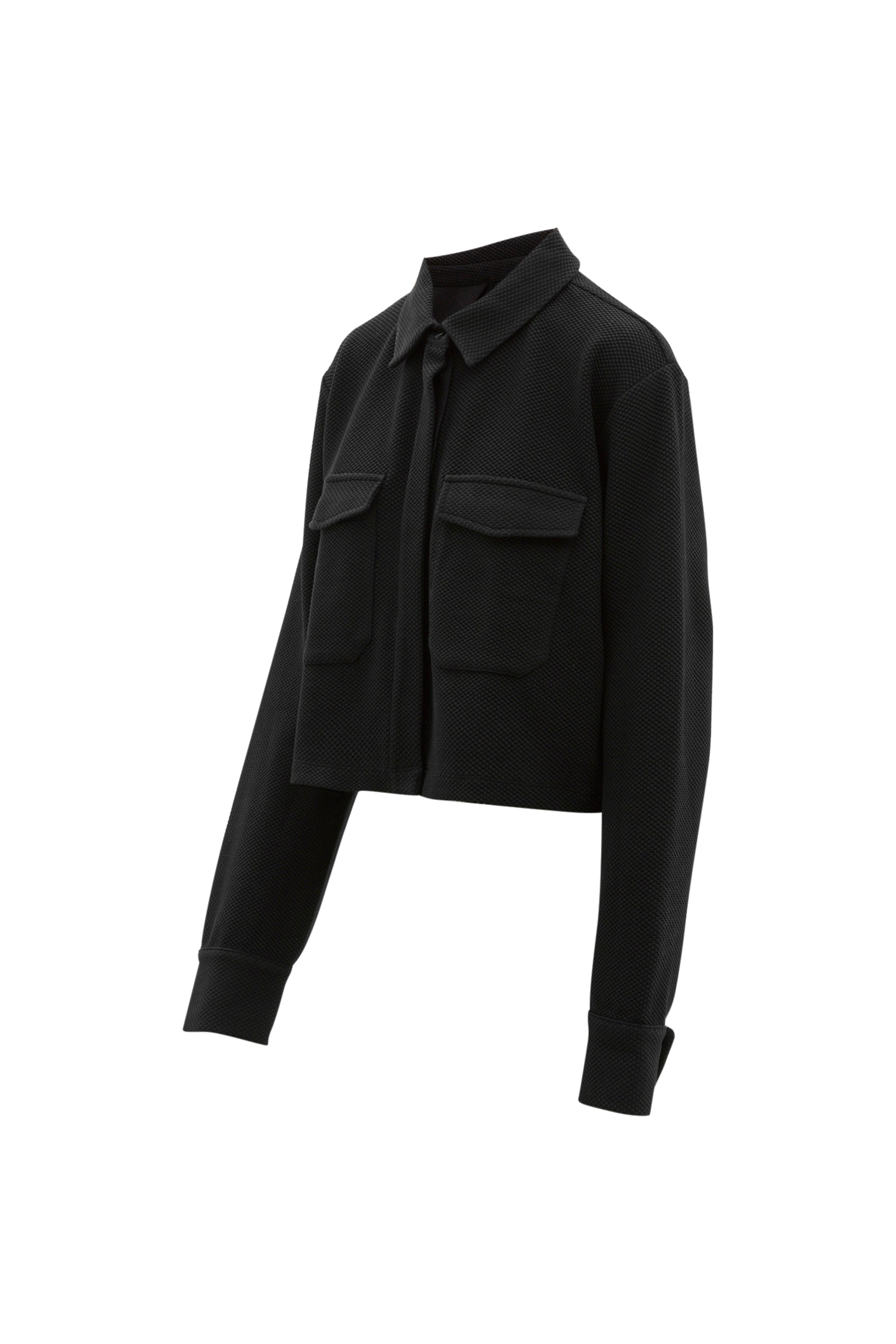 Moon Classic Short Blouse - Black