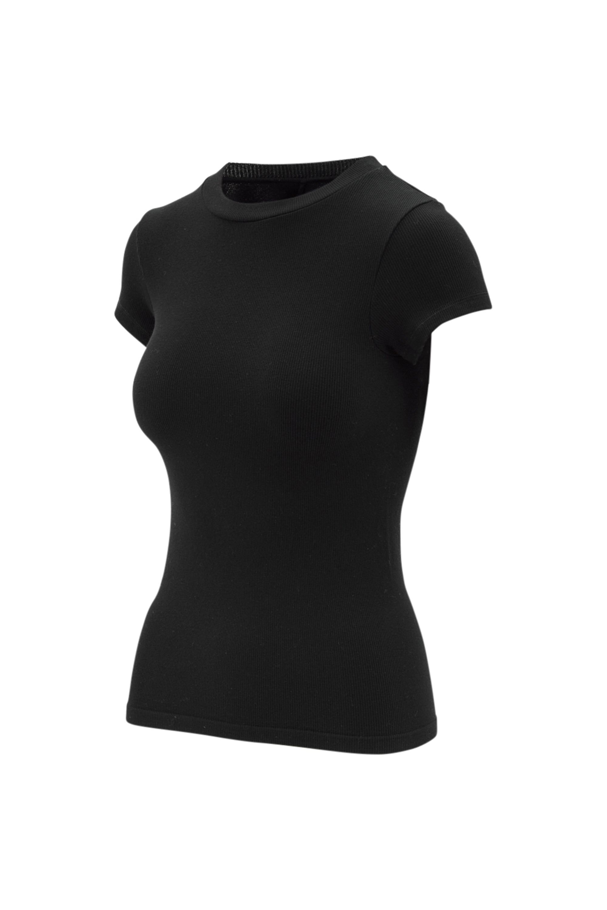 Maia Micromodal Short Sleeve Tee - Black
