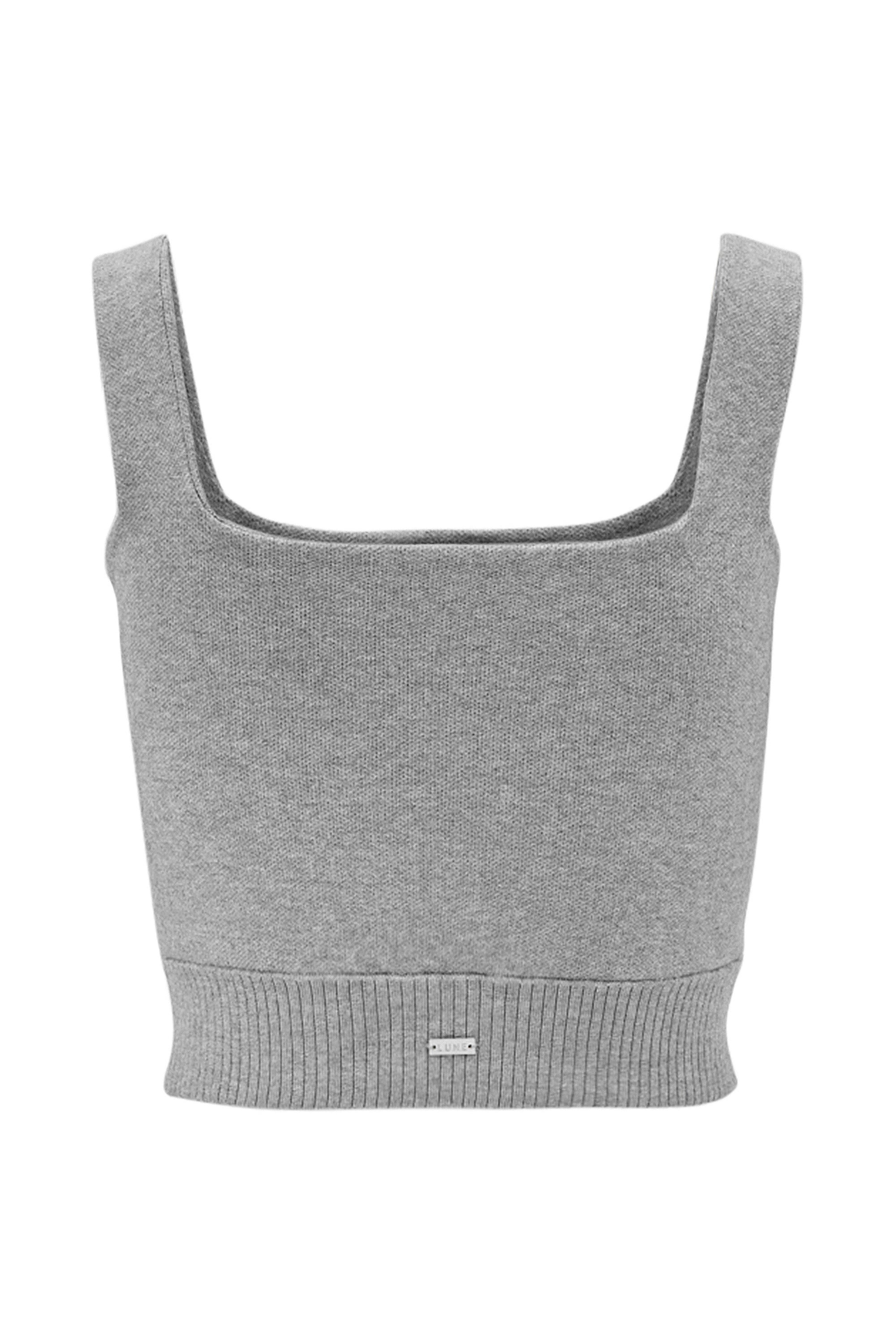Olly Short Tank - Grey Melange