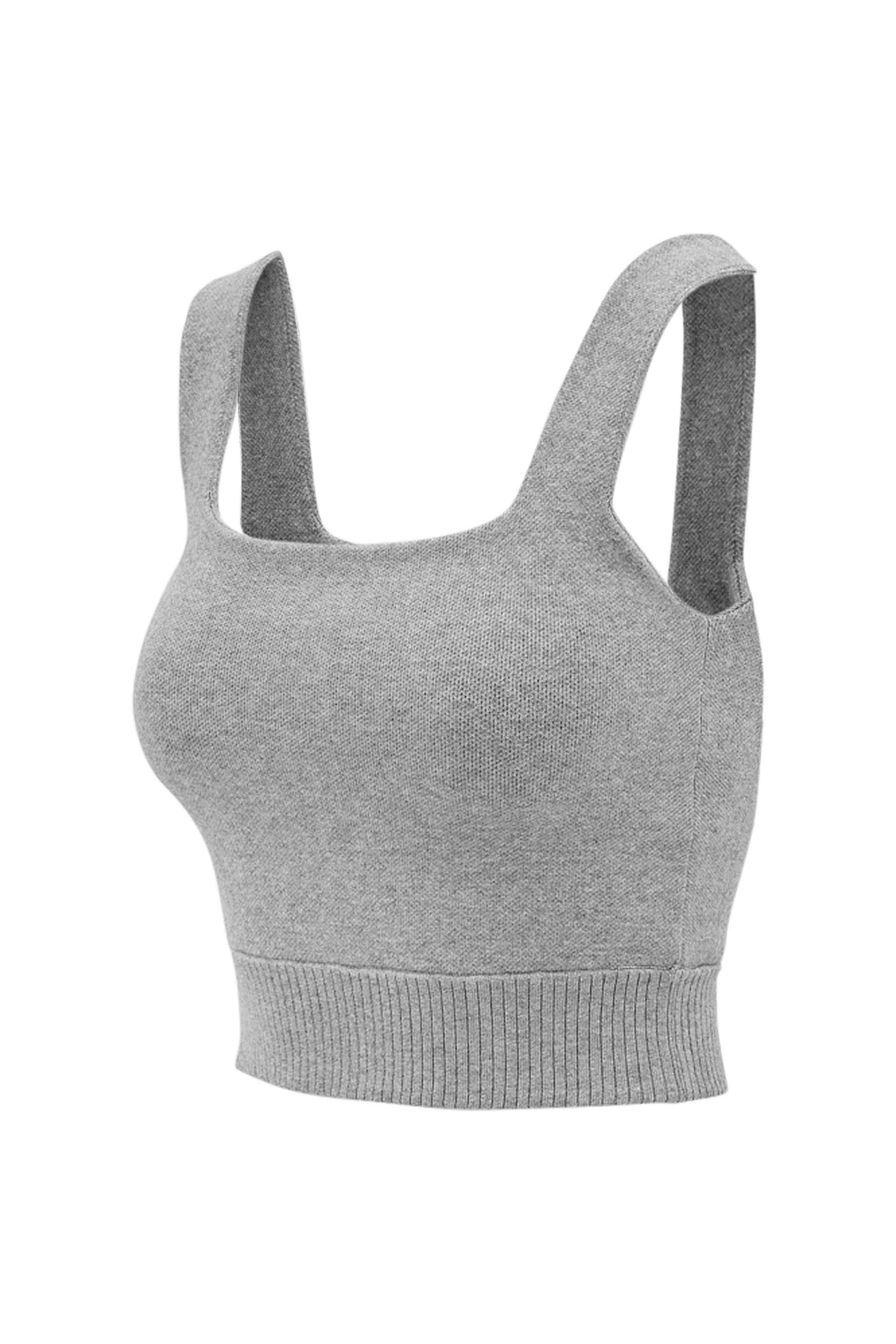 Olly Short Tank - Grey Melange