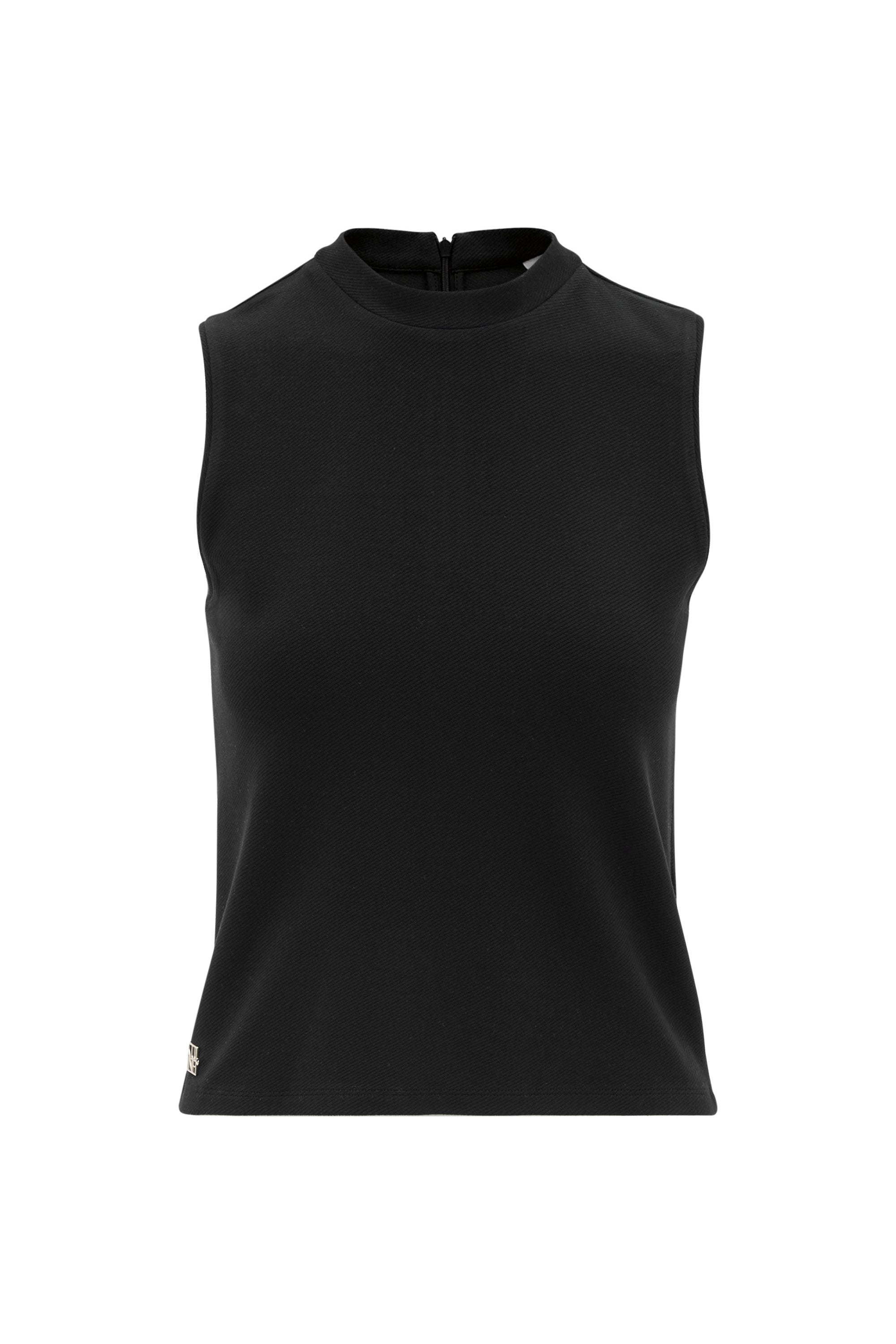 Forest Essential Sleeveless Top - Black