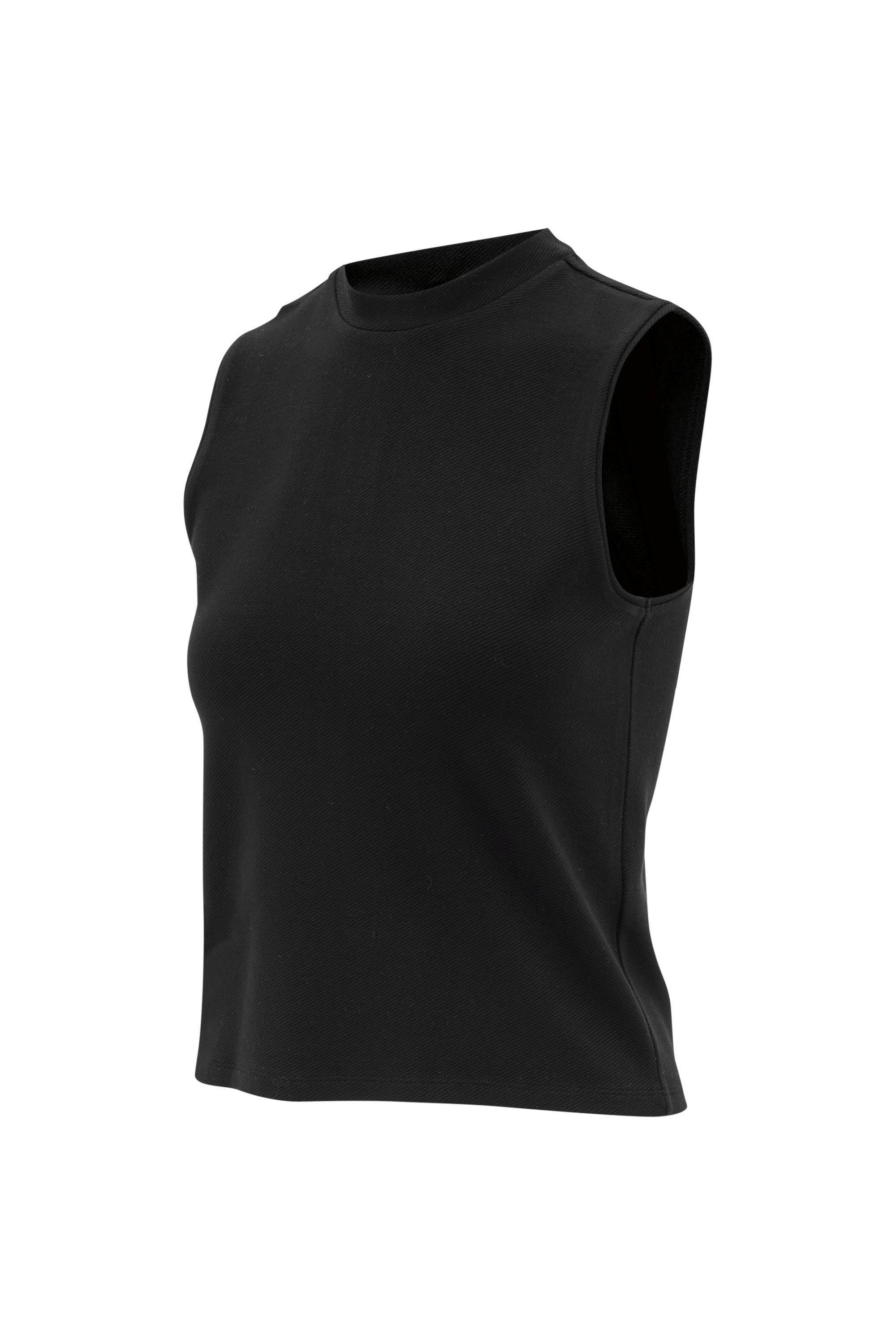 Forest Essential Sleeveless Top - Black