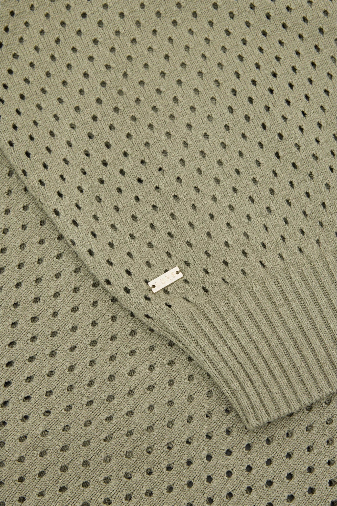 Olly Crochet Sweater - Olive