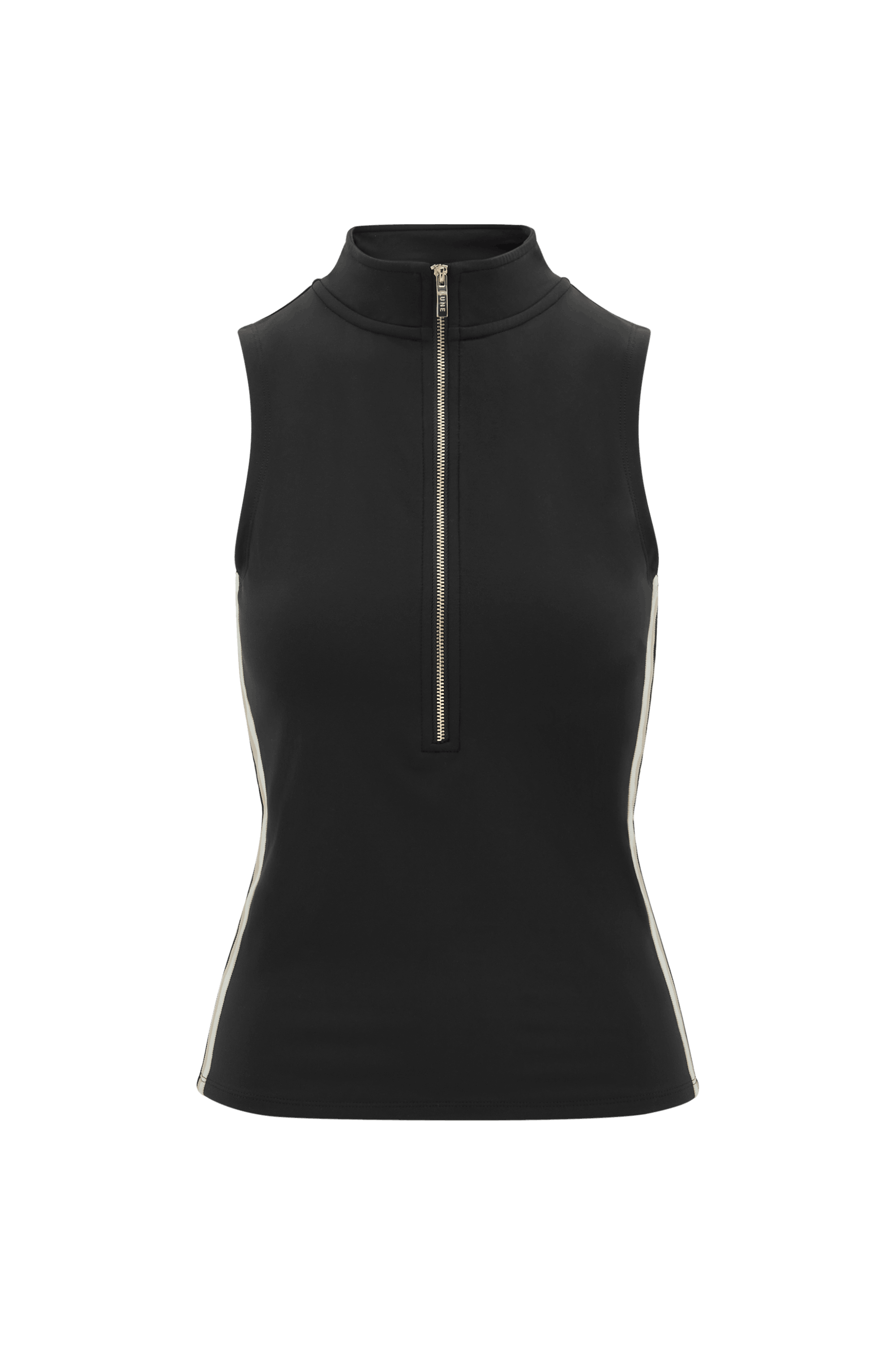 River Lift Sleeveless Polo - Black