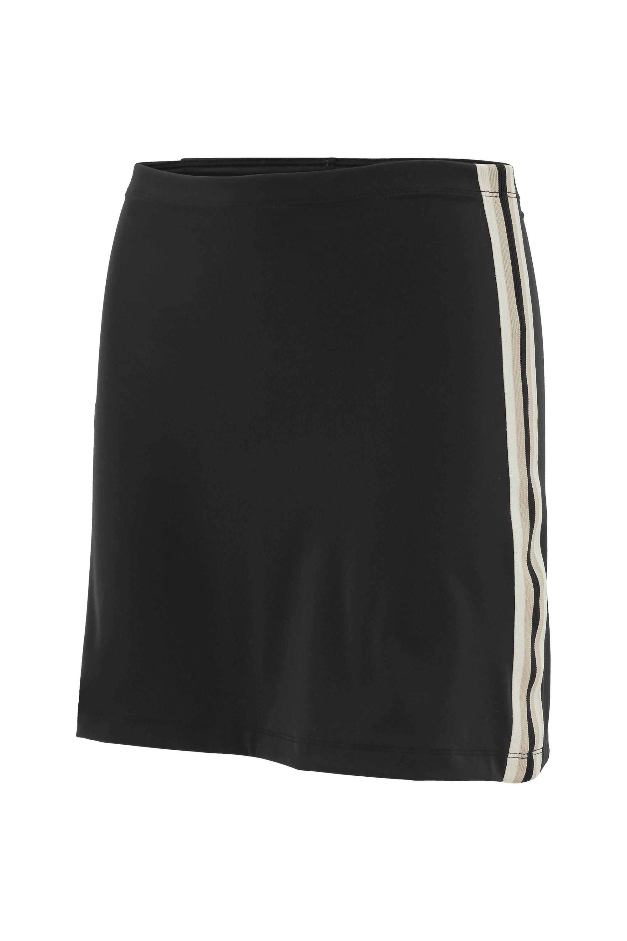 River Lift Striped Skirt - Black