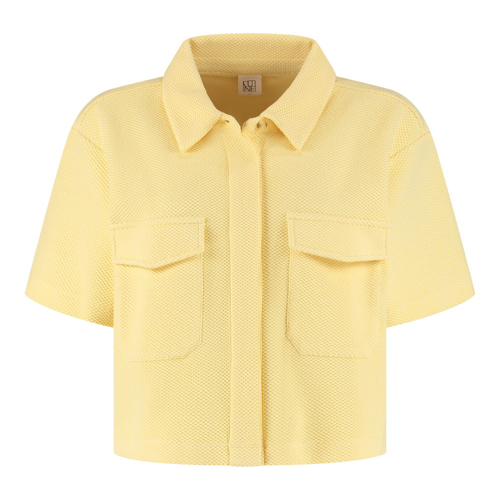 Moon Short Sleeve Blouse - Vanilla