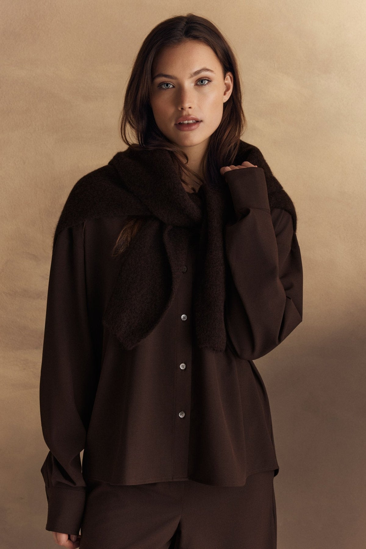 Lisa Blouse - Dark Espresso