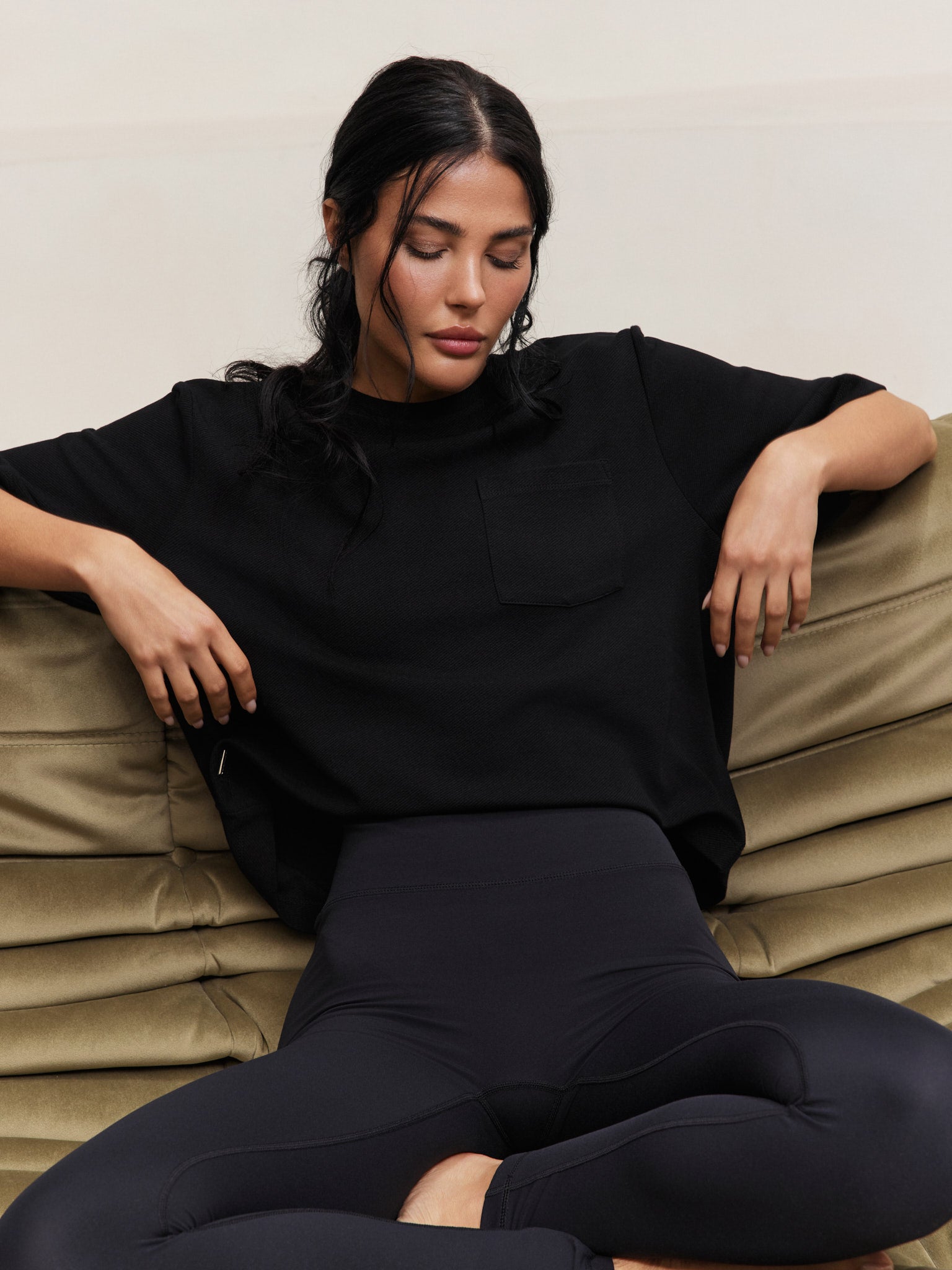 Lilly High Waisted Legging - Black