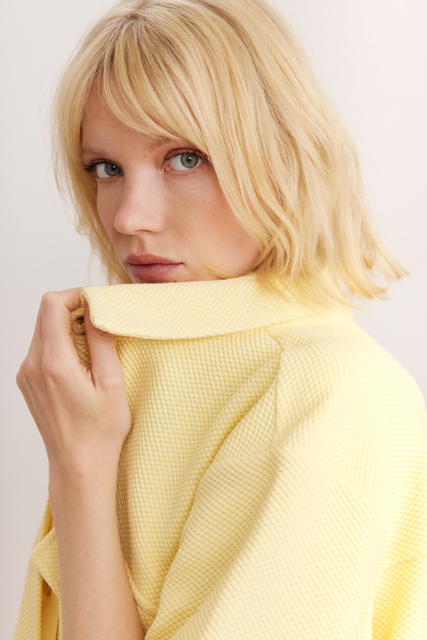 Moon Short Sleeve Blouse - Vanilla