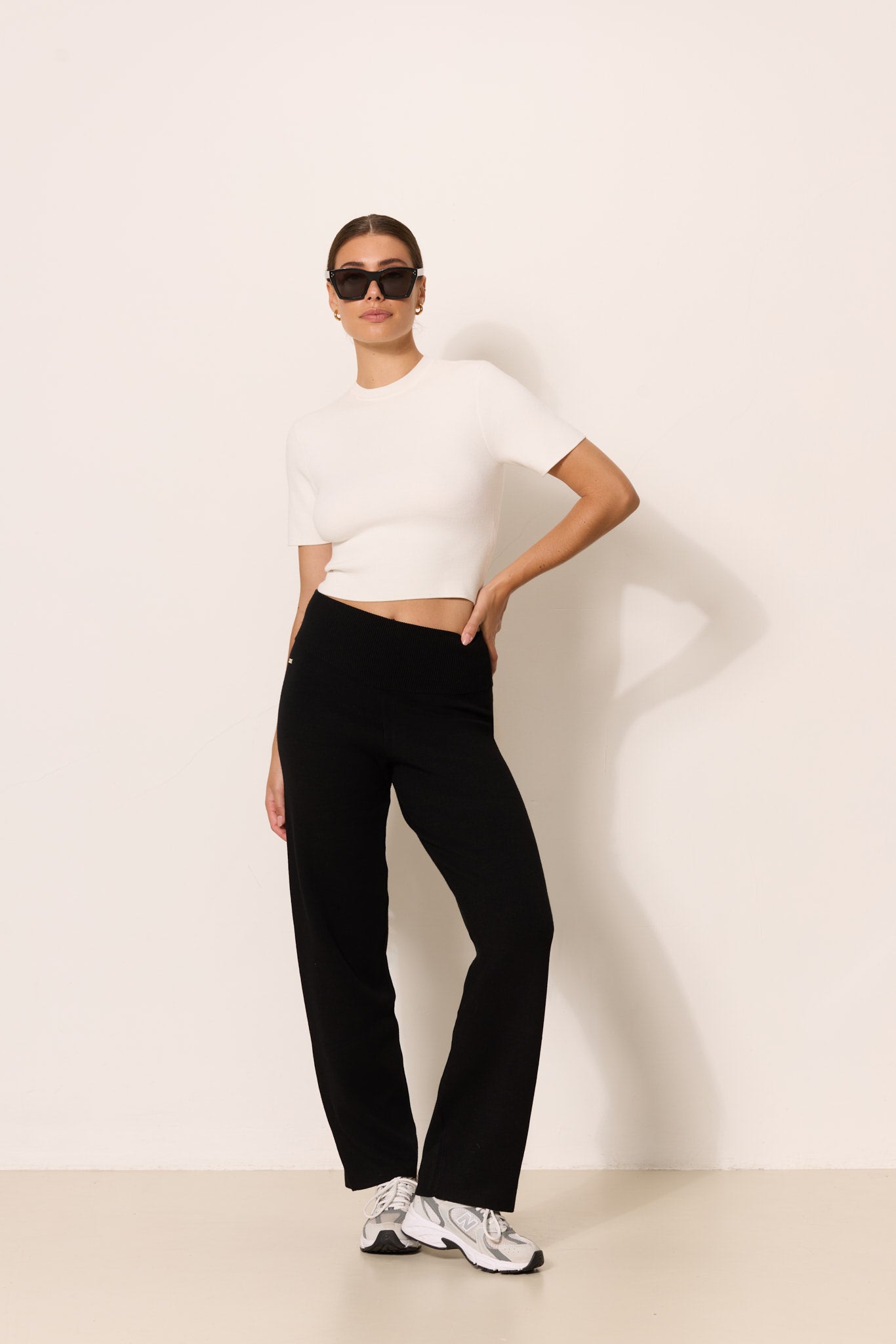 OLLY knit tee - Marshmellow