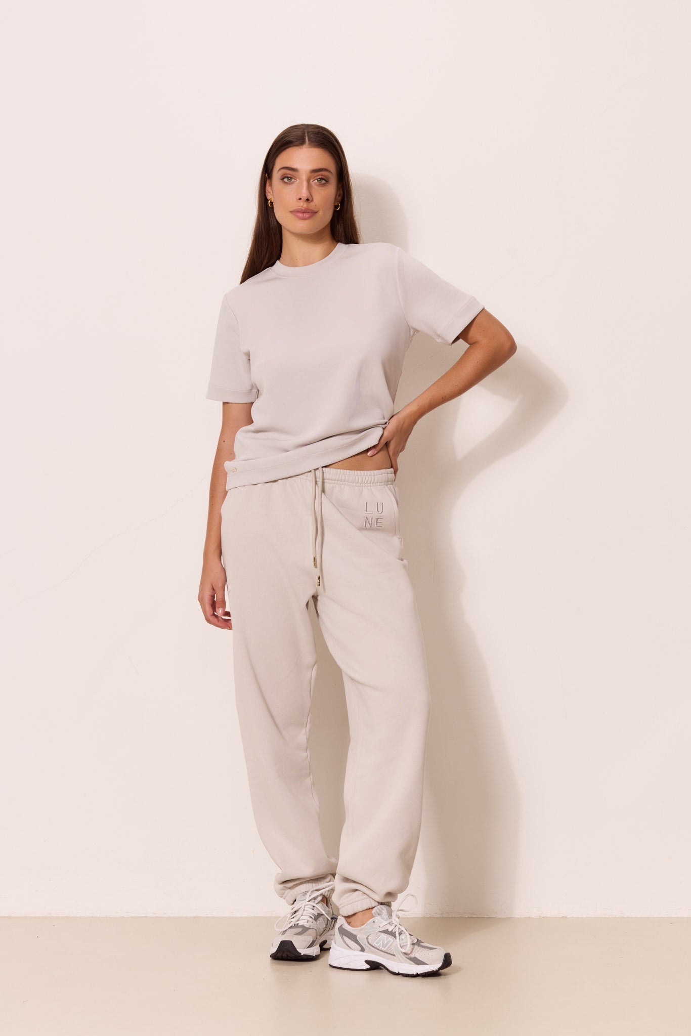 Eva Modal Blend Slim Fit Tee - Vapor Blue