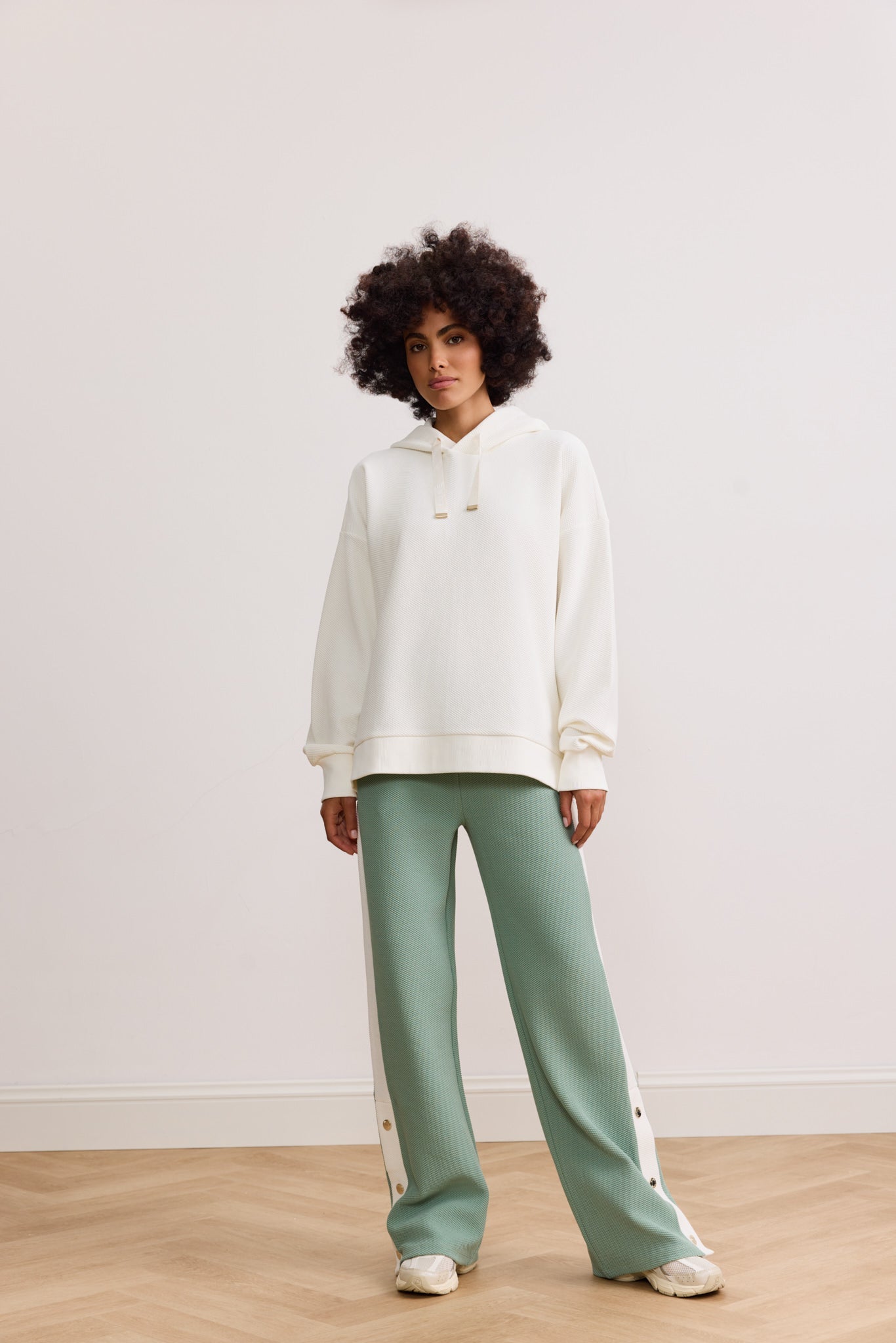 Moon Classic Corded Hoodie - Marshmellow