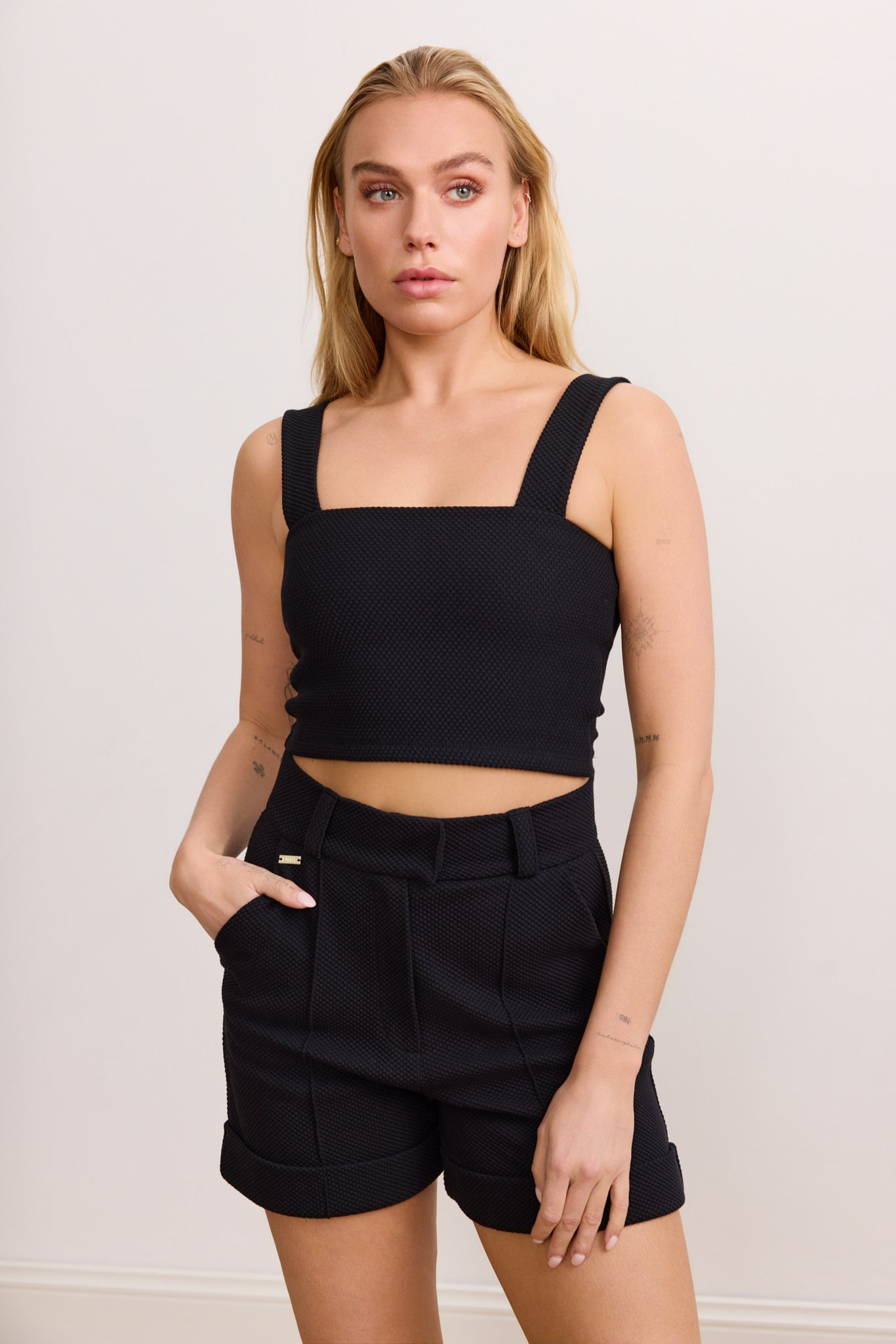 Moon Classic Short Tank - Black