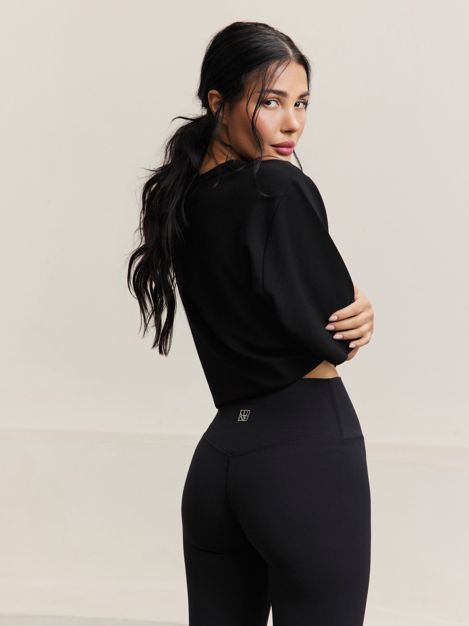 Lilly High Waisted Legging - Black