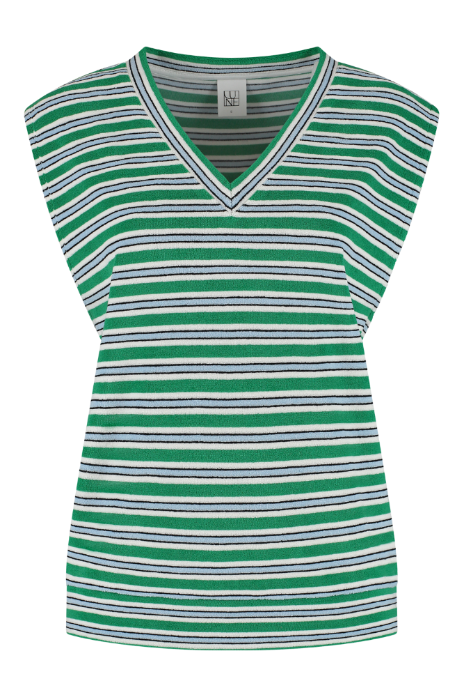 Abby Terry Sleeveless Top - Jade