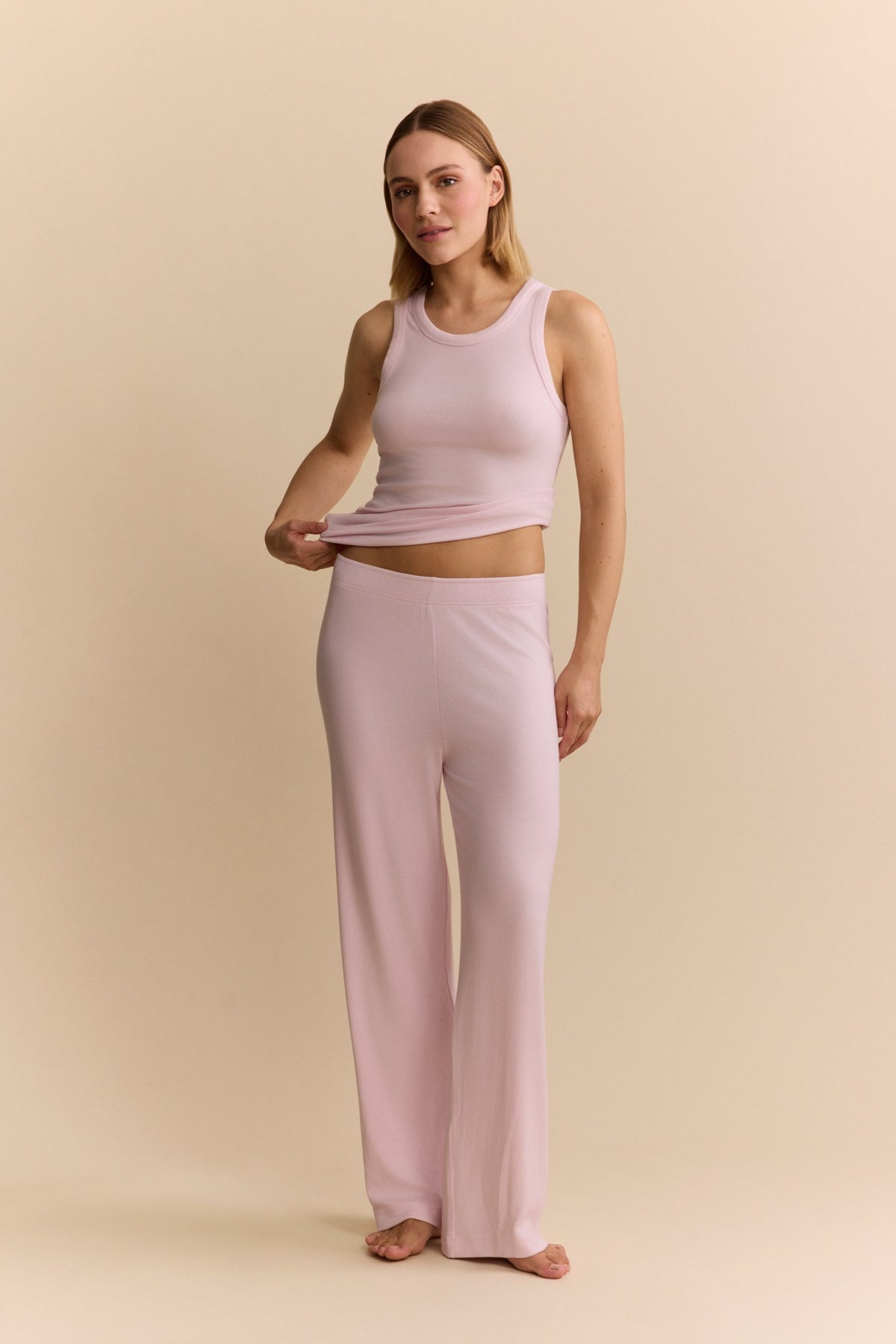 Mila Tank - Mauve Pink