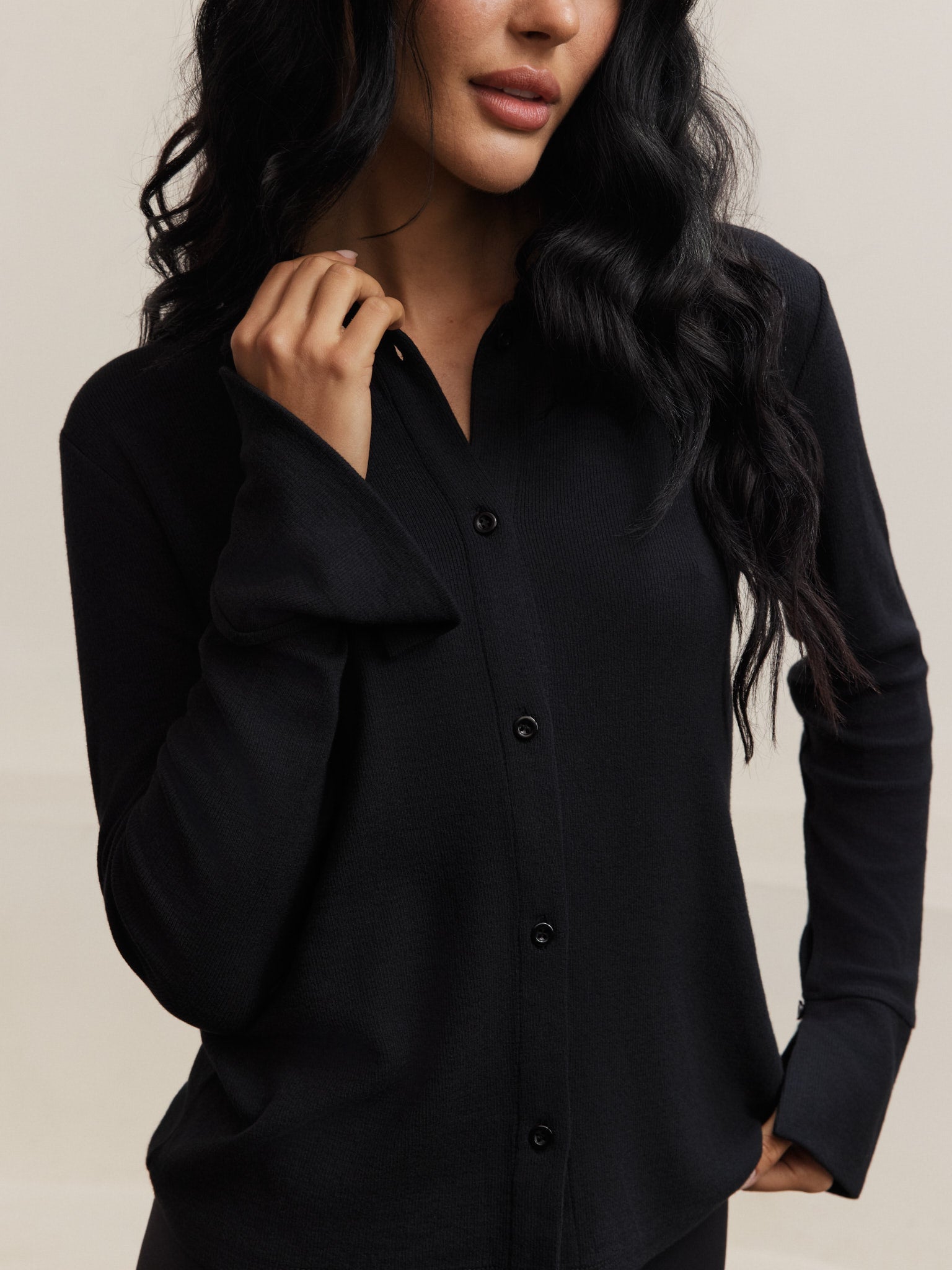 Mila Soft Blouse - Black