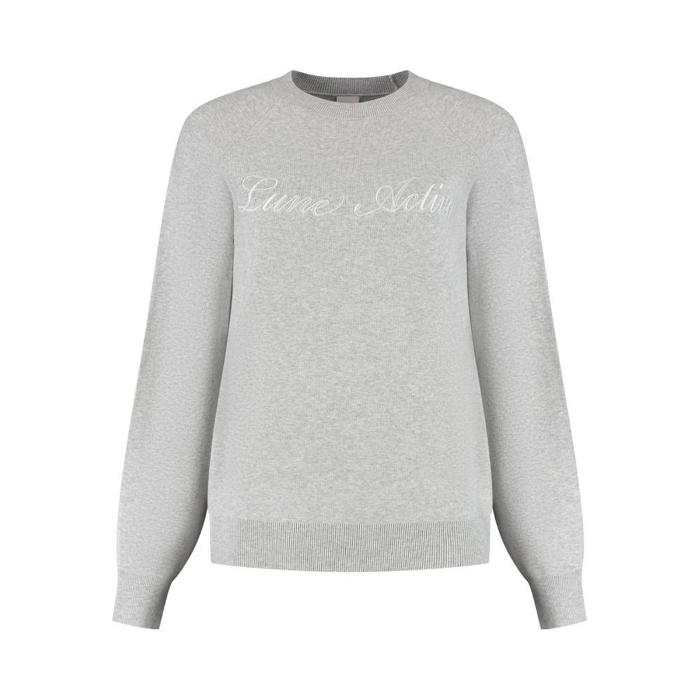 Olly Crewneck Sweater - Grey Melange