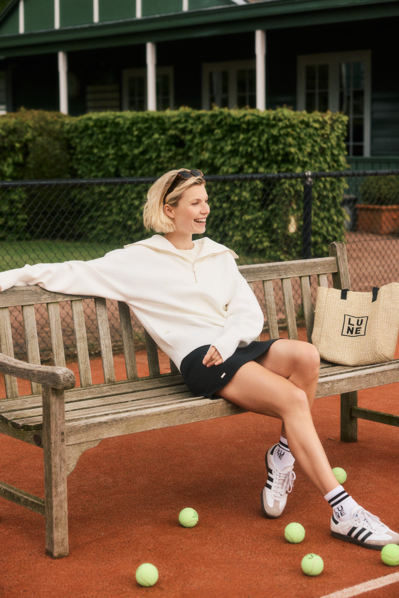 Olly Half-Zip Sweater - Marshmellow