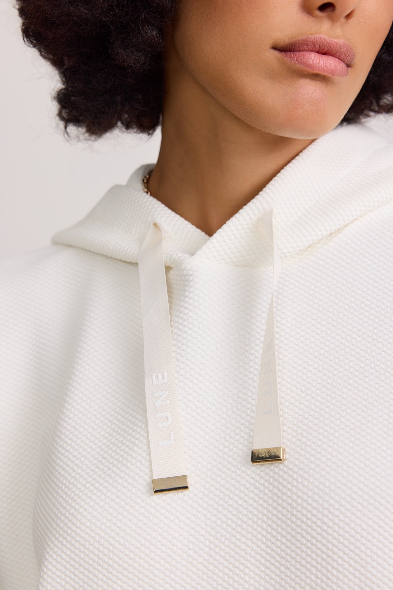 Moon Classic Corded Hoodie - Marshmellow