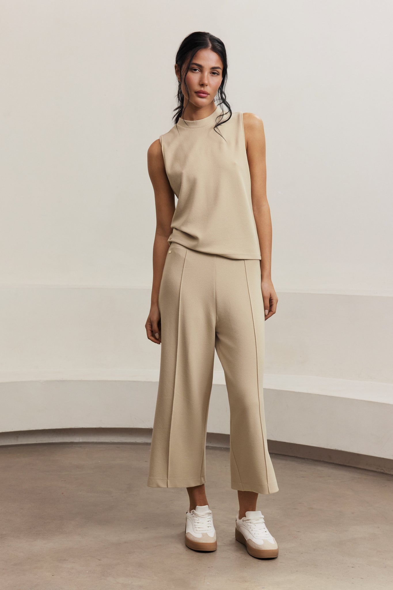 Forest Capri Pants - Champagne